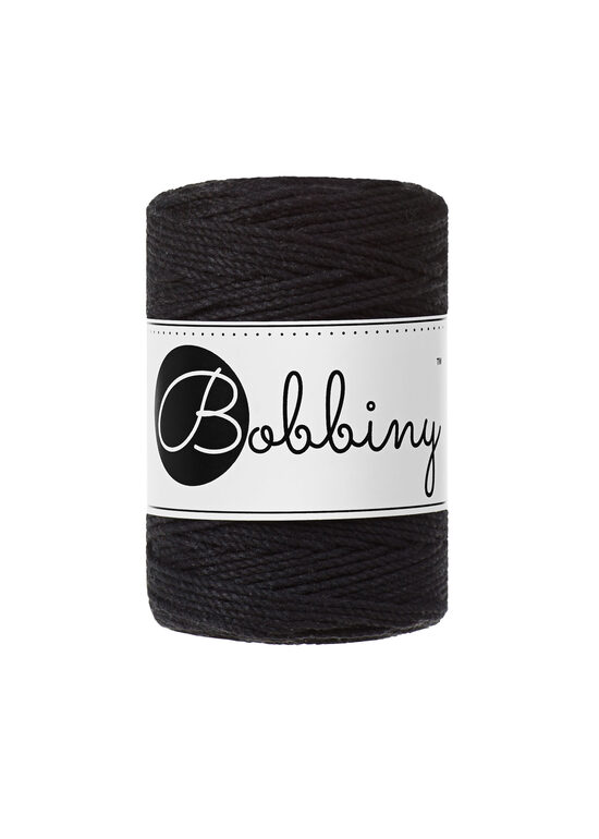 Macrame Rope 3PLY - Black